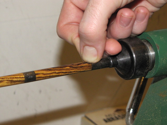 making sure your CA glue finish is hardened before sanding