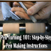 Pen Turning Video: Step-by-Step Pen Making Instructions